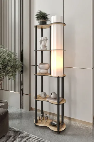 Sperenza Dekoratif Raflı Lambader